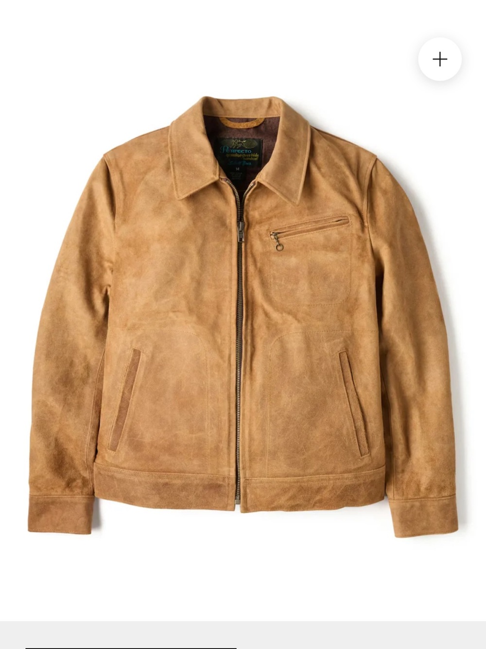 Schott NYC Perfecto 370 “Duke” Premium Rough Out Suede Classic Leather Jacket - Picture 16 of 17